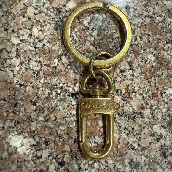 Louis Vuitton Gold Key & Card Holder with Swivel Clasp - Picture 4 of 5